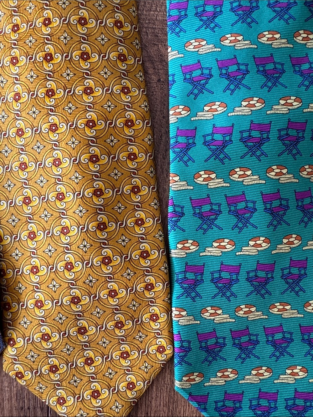 Bundle of Paul Fredrick men’s ties, fun prints / patterns - Picture 4 of 8